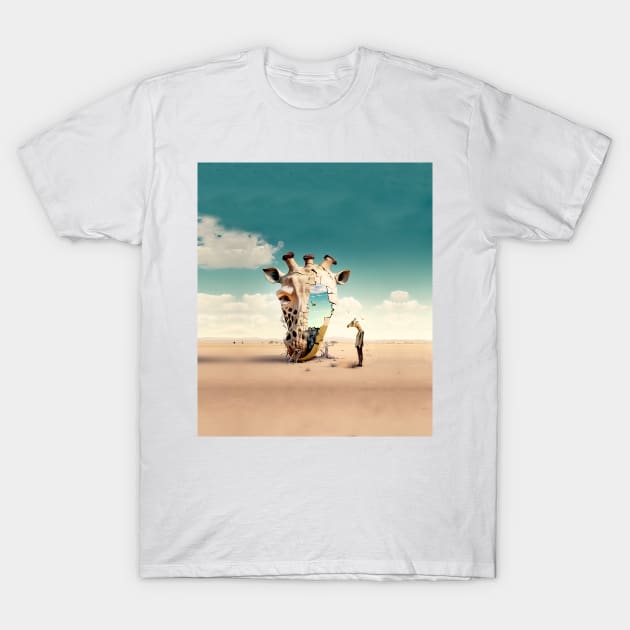 The Giraffe No. 1: A Symbol of Beauty, Grace, and Spiritual Connection T-Shirt by Puff Sumo